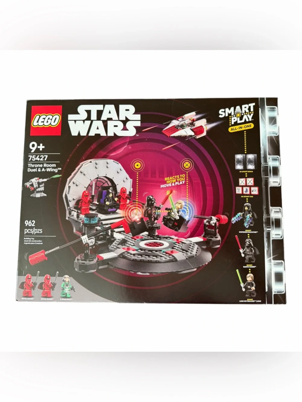 Lego Star Wars Throne Room Duel & A-Wing 75427 Smart Play Brand New Sealed